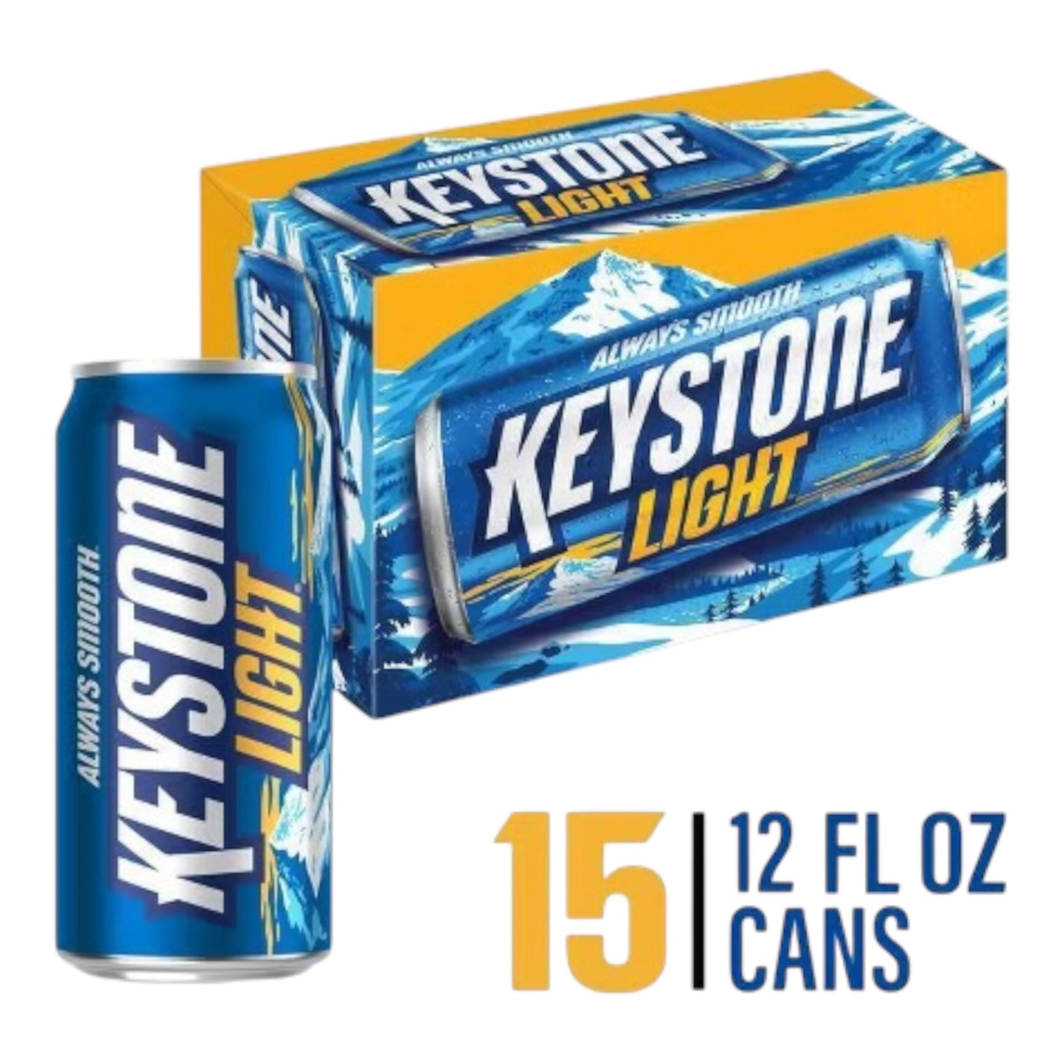 Keystone Light Beer | 15 Pack | 12oz